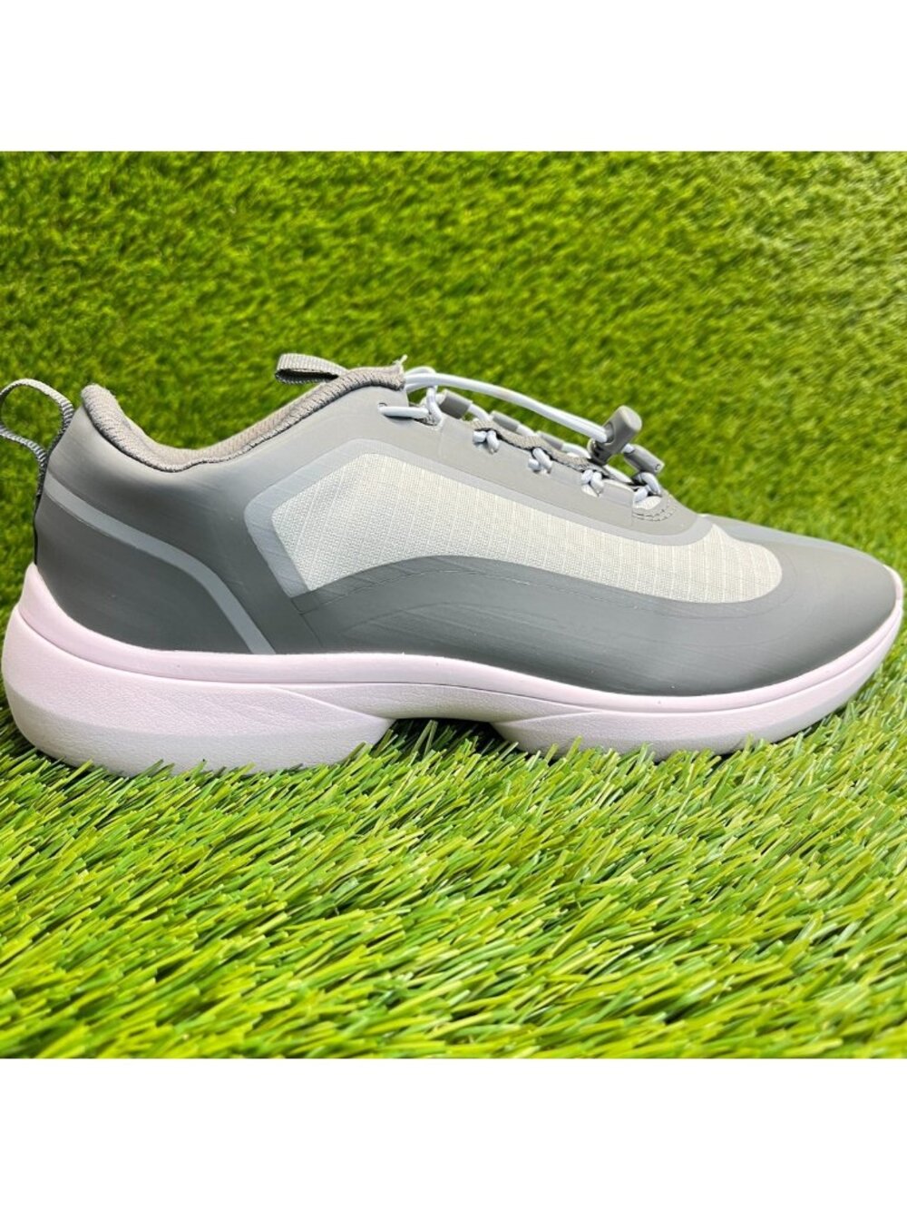 Vionic Guinn Womens Size 7.5 Gray Pink Athletic Waterproof Shoes Sneakers